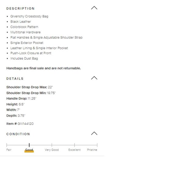 Givenchy Embossed Crossbody - Picture 3 of 5